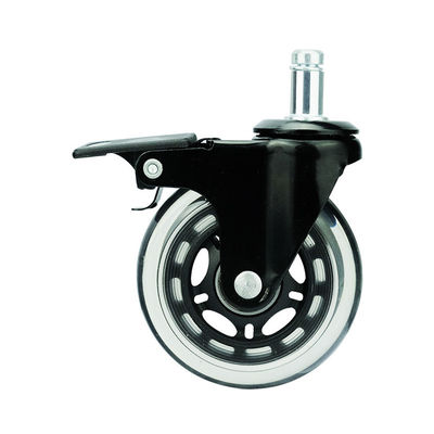 Dajin Furniture Casters สําหรับพื้นไม้แข็ง / กระเบื้อง กระเบื้อง 3 นิ้ว