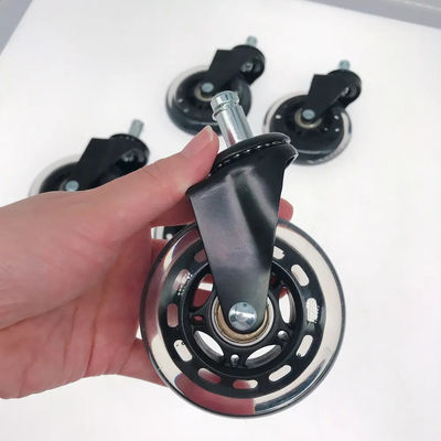 Dajin Furniture Casters สําหรับพื้นไม้แข็ง / กระเบื้อง กระเบื้อง 3 นิ้ว