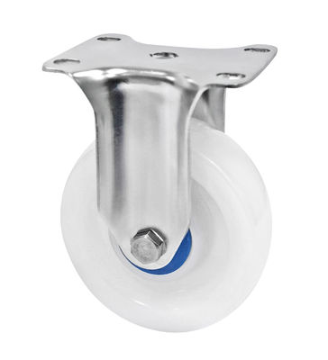 ภาระกลาง 304 สแตนเลส Casters สีขาว PA Casters 150-200KG ความจุภาระ