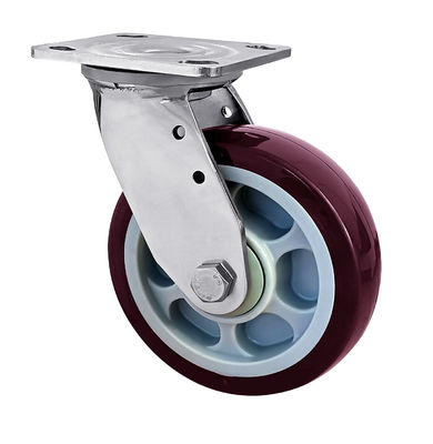 OEM ODM สแตนเลสคอสเตอร์ หนักงานแดง โพลีอุเรเทนล้อคอสเตอร์
